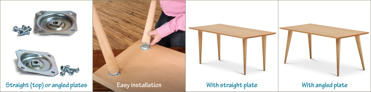 How to Attach a Table Top to a Base