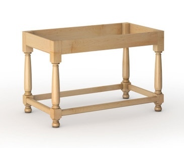 Soft Maple Table Base